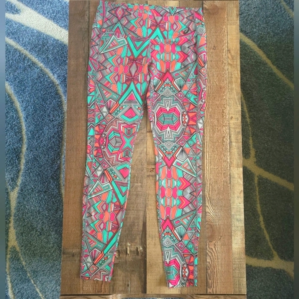 ASICS Colorful Active Legging, Full Length, Women's Medium